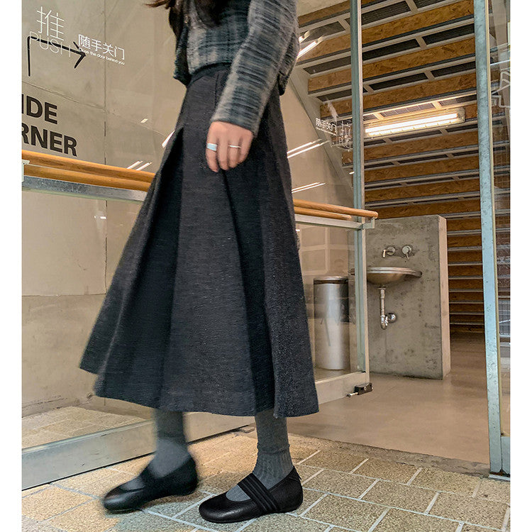 Karin Luna Full Layer Inside and Out~Basic Versatile Hidden Heel Granny Flats