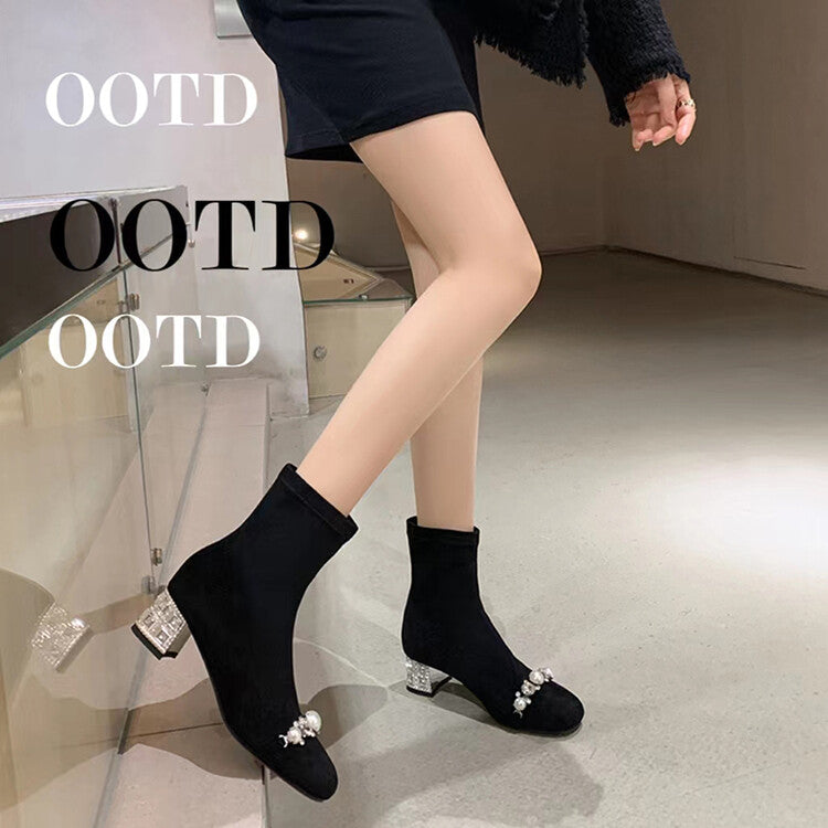 Karin Luna Hot-Selling In Stock  Dynamic Rhinestone One-Strap Vintage Style  Slimming Leggings