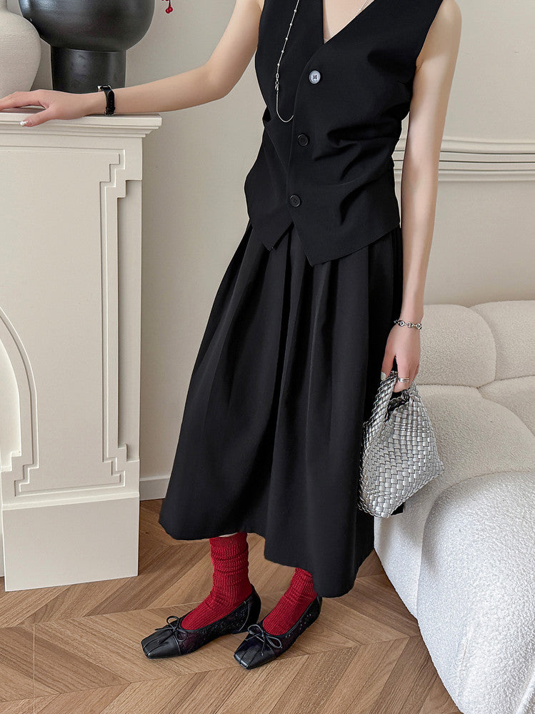 Karin Luna In Stock In Stock  Wrinkled Square Toe Patchwork Breathable Mesh Bow Granny Shoes