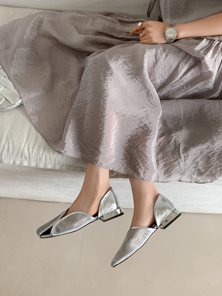 Karin Luna In Stock Spot Goods  Square Toe Mesh Sandals