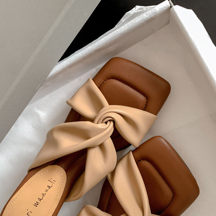 Karin Luna In Stock In Stock Basic Versatile Cross Strap Sofa Insoles Slippers