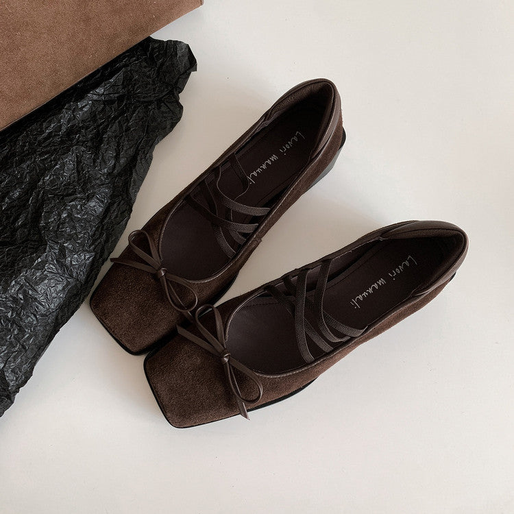 Karin Luna Hot Item Hot Item Xiaohongshu Hot Item  Comes with Bowknot Mary Jane Flats