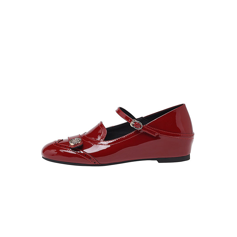Karin Luna In Stock In Stock Vintage Mary Jane Series·Single Strap Flats