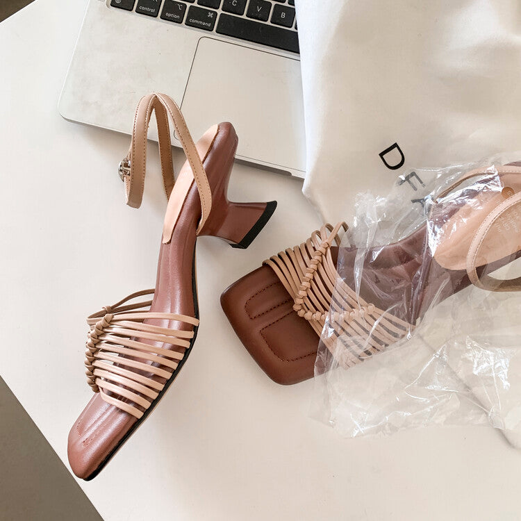 Karin Luna Hot-Selling Item Across the Internet The full image has been released  Main Push Main Push  Hand-woven Vacation Style Sandals with Built-in Flow