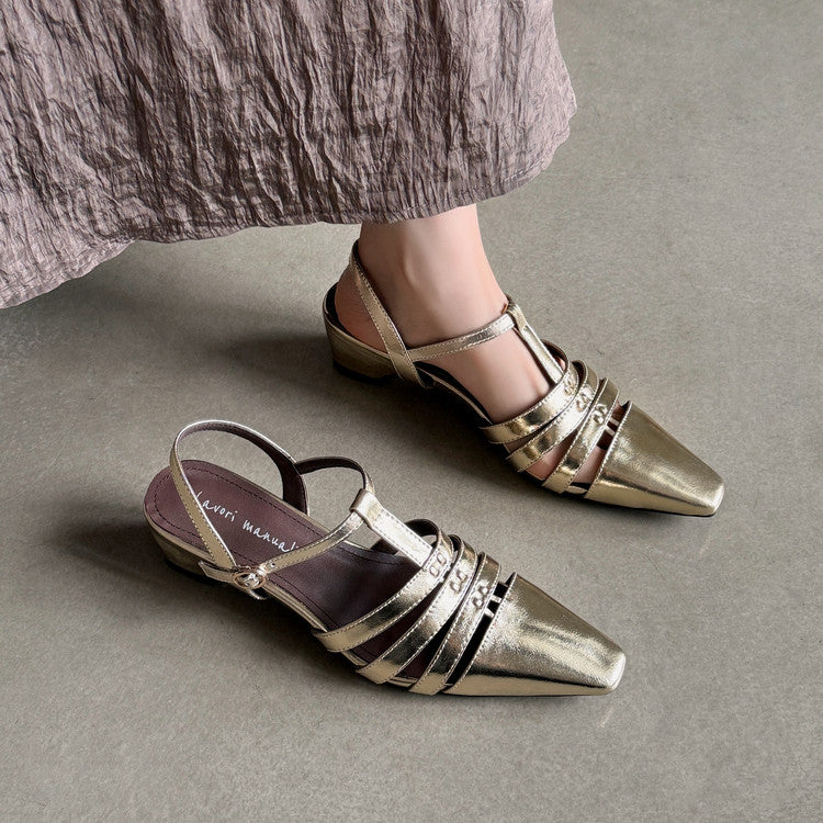 Karin Luna Classic Old Money Style Closed Toe Sandals