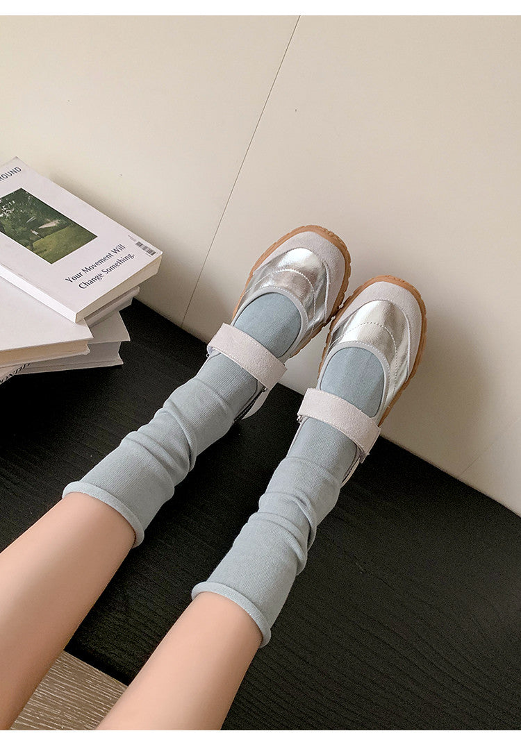 Karin Luna Casual Sports Bottom  Magic Tape Round Toe Casual Style Single Shoes