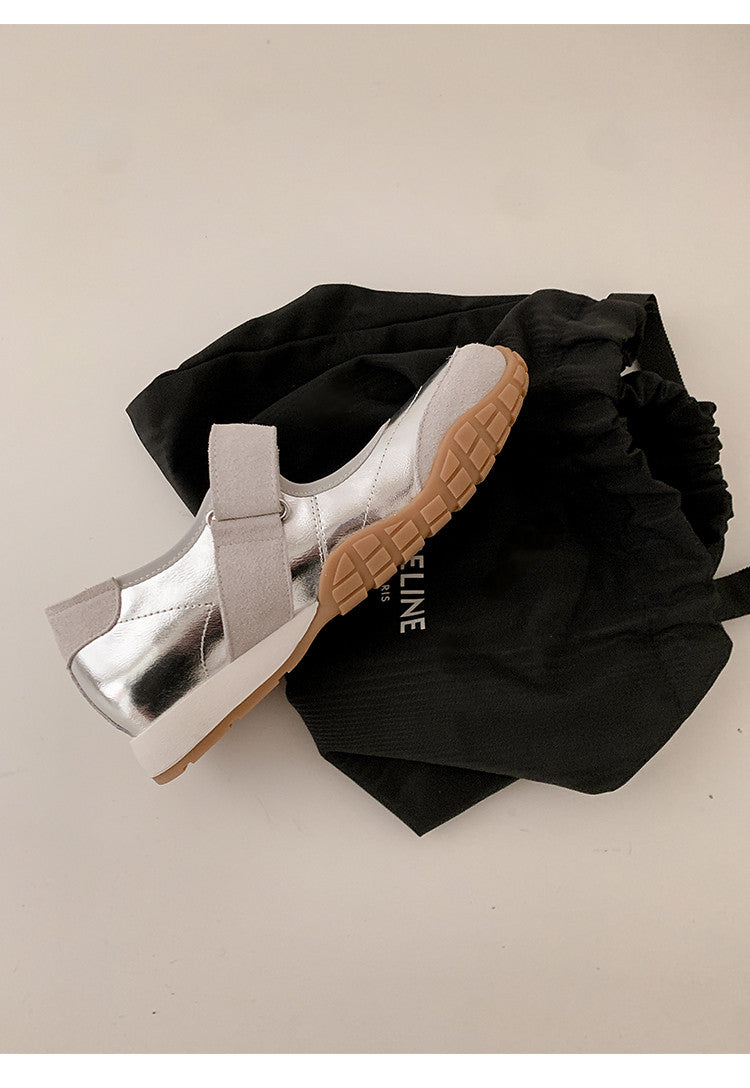 Karin Luna Casual Sports Bottom  Magic Tape Round Toe Casual Style Single Shoes