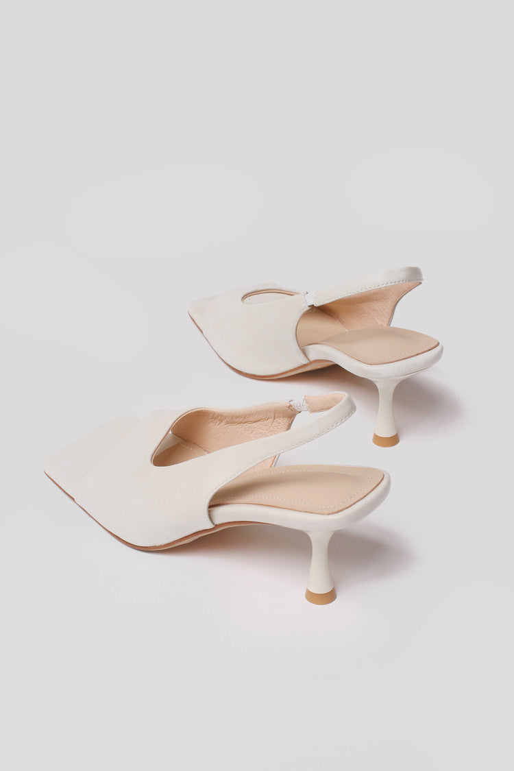 Karin Luna Classic Style Square Toe Open Toe French Retro Sandals