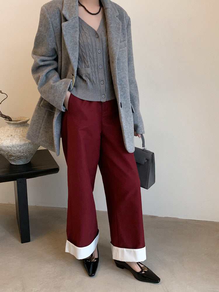 Karin Luna In Stock Spot Goods    Retro Classic Metal Camellia Irregular Heel Single Shoes