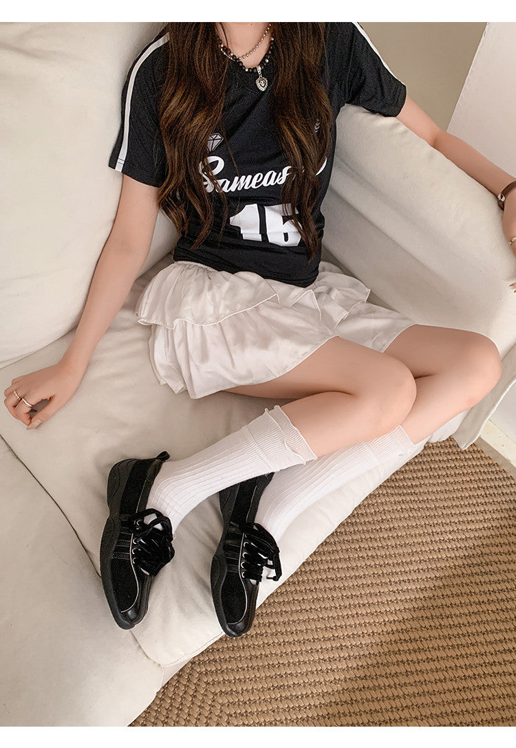 Karin Luna Casual Shoes Series~  In Stock Hot-Selling Versatile Lace-Up Casual Deep Mouth Flats