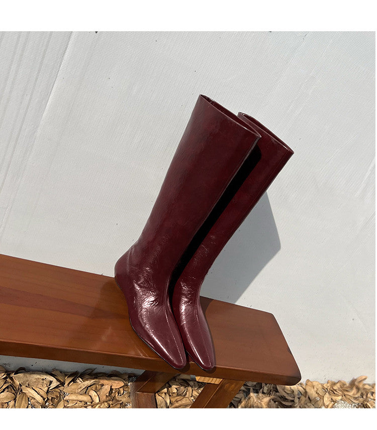 Karin Luna Retro Style  Flat Long Boots