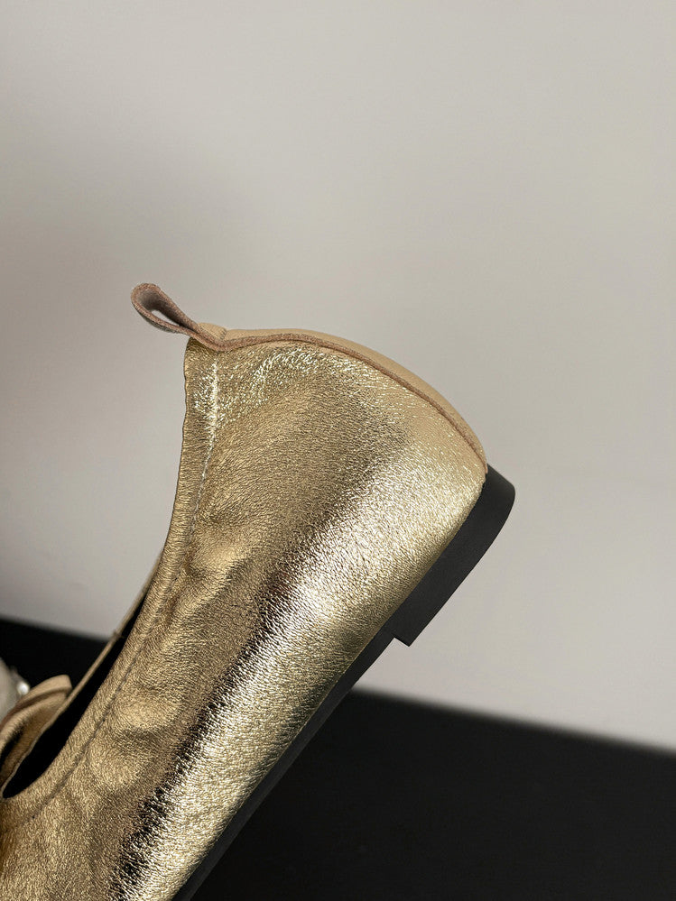 Karin Luna In Stock Spot Goods   Tassel Round Toe Hidden Wedge Mary Jane Shoes