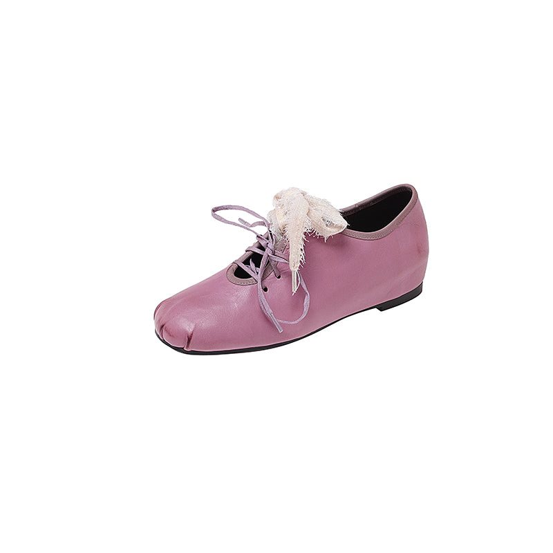 Karin Luna In Stock In Stock  Xiaohongshu Hot Sale Full Leather Round Toe Deep Mouth Single Shoes