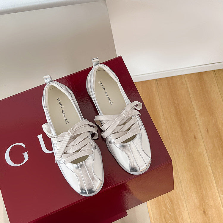 Karin Luna Casual Shoes Series~  In Stock Hot-Selling Versatile Lace-Up Casual Deep Mouth Flats