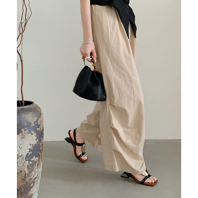Karin Luna Hot-Selling Fasteners  Irregular Heel Open-Toe Sandals