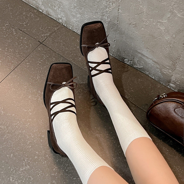Karin Luna Hot Item Hot Item Xiaohongshu Hot Item  Comes with Bowknot Mary Jane Flats