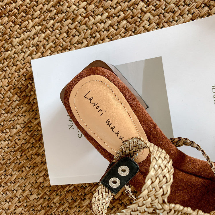Karin Luna Bohemian Style~Sofa Insoles Casual Vacation Style Sandals