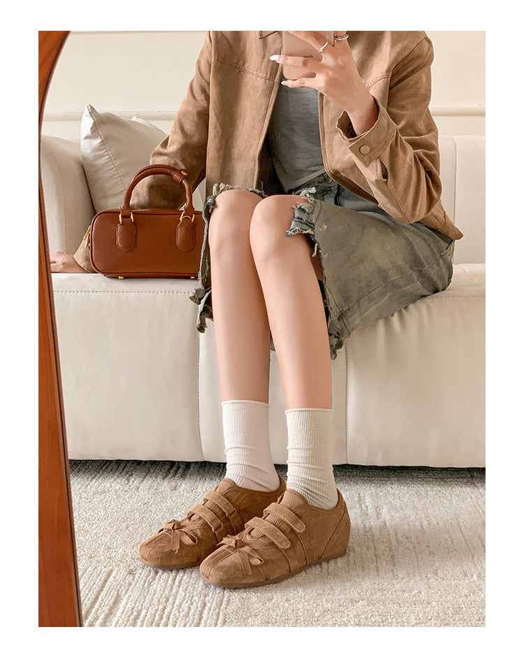 Karin Luna Casual Shoes Series~  In stock Hot-Selling Magic Tape Height-Increasing Deep Mouth Single Shoes