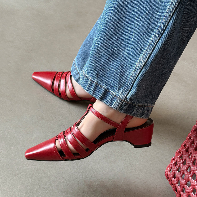 Karin Luna Classic Old Money Style Closed Toe Sandals