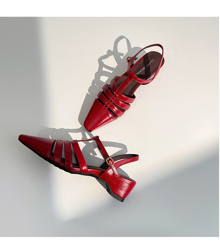 Karin Luna Classic Old Money Style Closed Toe Sandals