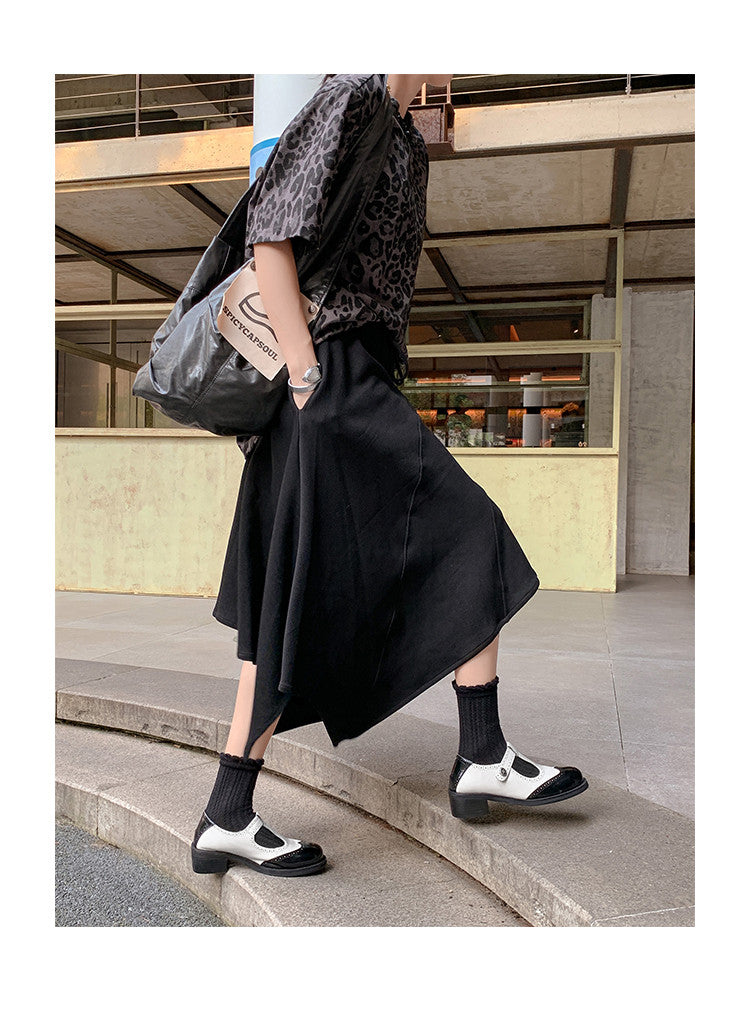 Karin Luna In Stock Spot Goods  Color Matching t Round Toe British Style Single Shoes