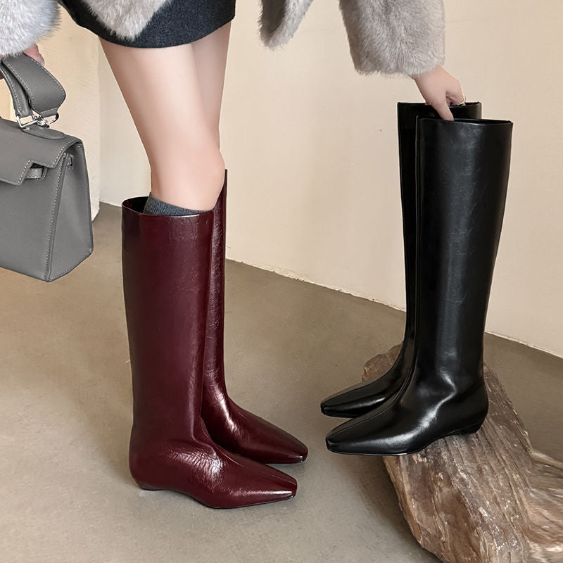 Karin Luna Retro Style  Flat Long Boots