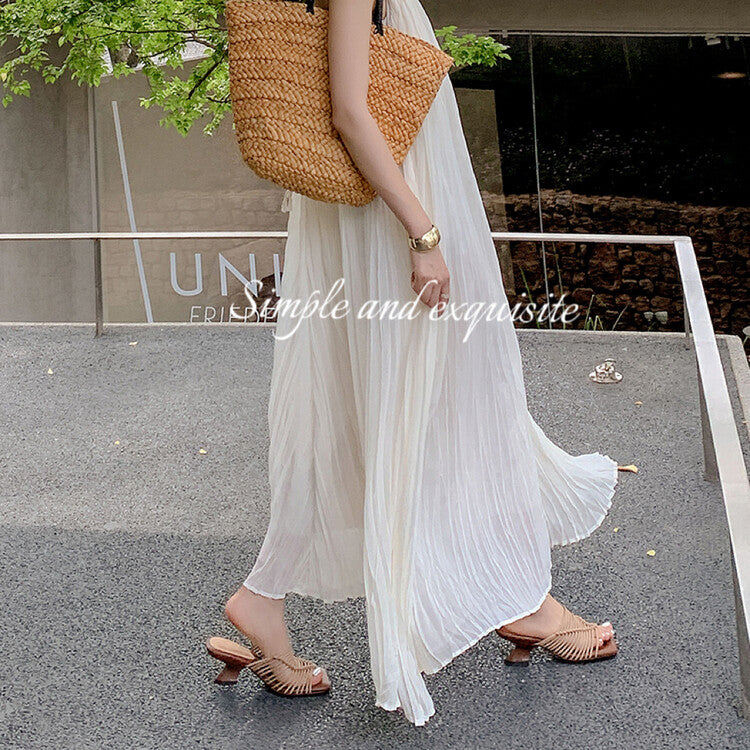 Karin Luna Handwoven  Elegant High Heels Square Toe Data Hot Sale！