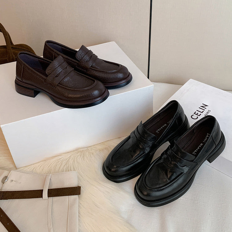 Karin Luna Classic Style British Style Loafers