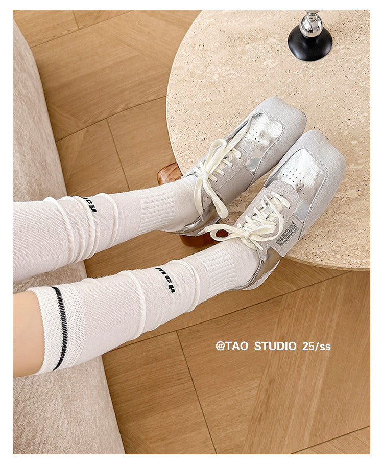 Karin Luna Casual Shoes Series~  In stock Lace-up Thick-soled Deep Mouth Single Shoes