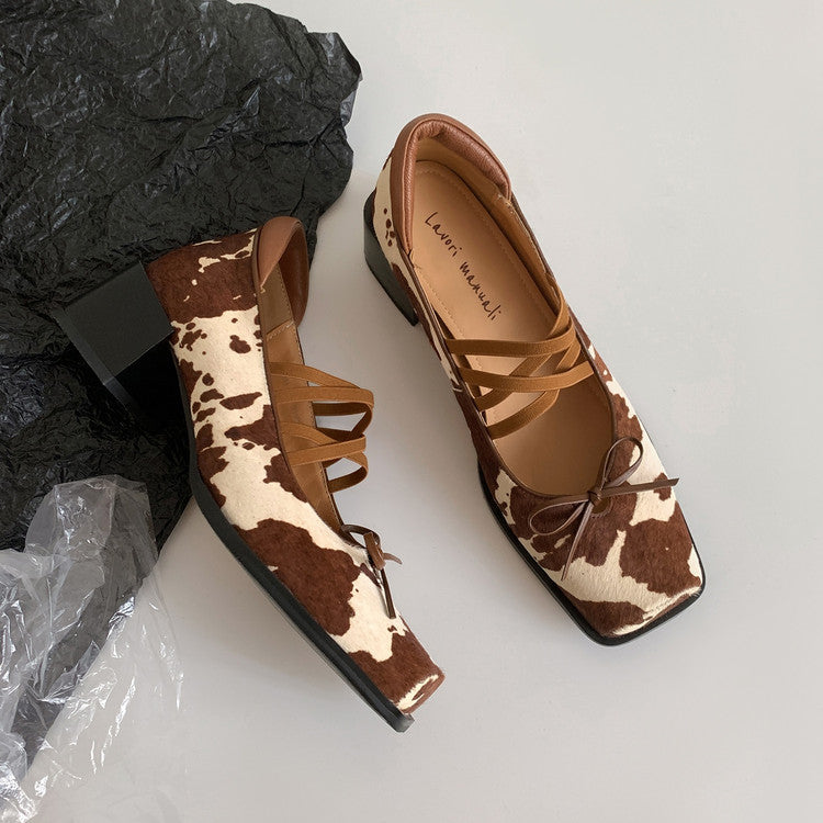 Karin Luna Hot Item Hot Item Xiaohongshu Hot Item  Comes with Bowknot Mary Jane Flats