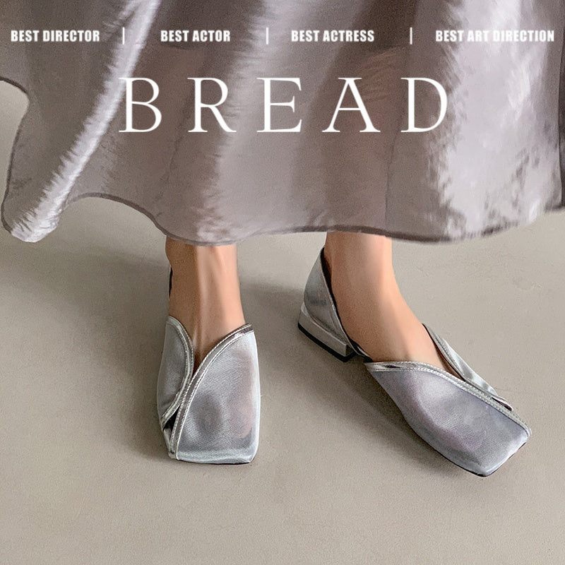 Karin Luna In Stock Spot Goods  Square Toe Mesh Sandals
