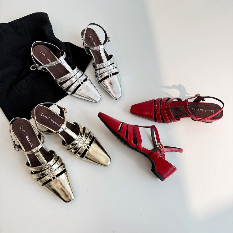 Karin Luna Classic Old Money Style Closed Toe Sandals