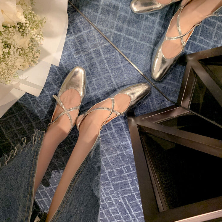 Karin Luna Bestseller Available for sale all seasons Mary Jane with built-in data Full Leather Single Shoes Go ahead with confidence