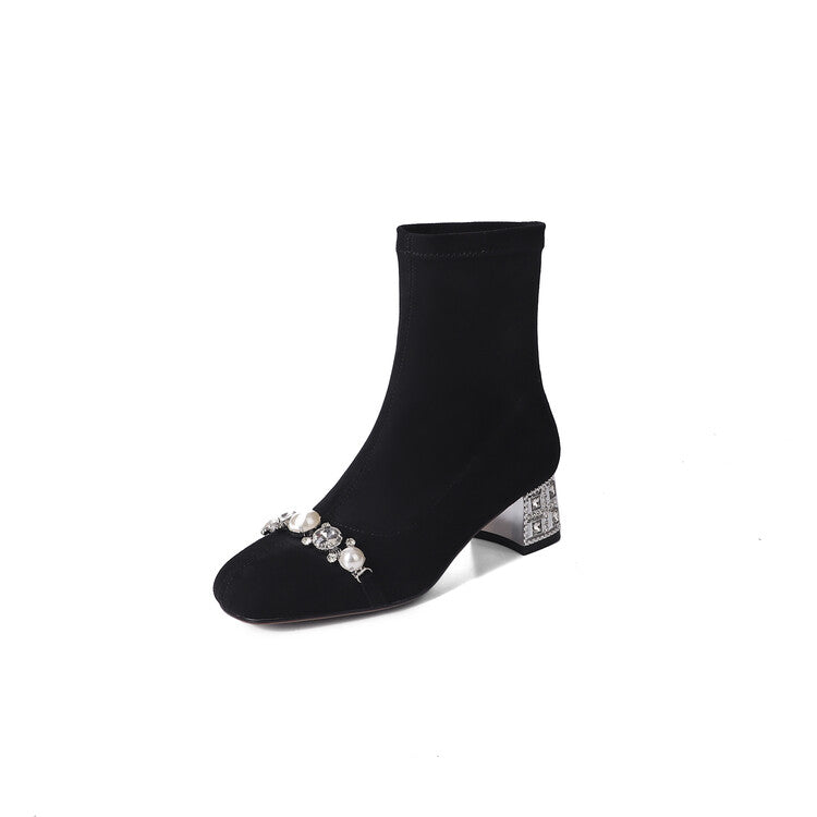 Karin Luna Hot-Selling In Stock  Dynamic Rhinestone One-Strap Vintage Style  Slimming Leggings