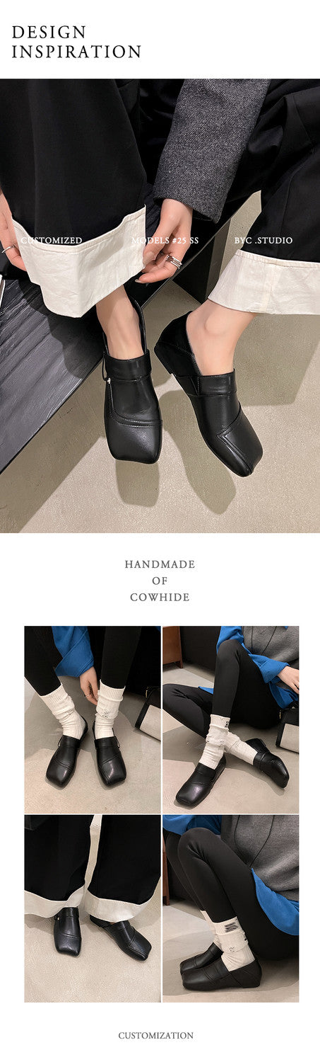 Karin Luna Casual Shoes Series~  In Stock Hot-Selling Versatile Lace-Up Thick-Soled Deep Mouth Single Shoes