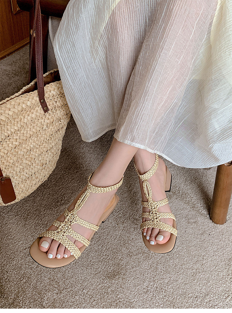 Karin Luna Bohemian Style~Sofa Insoles Casual Vacation Style Sandals