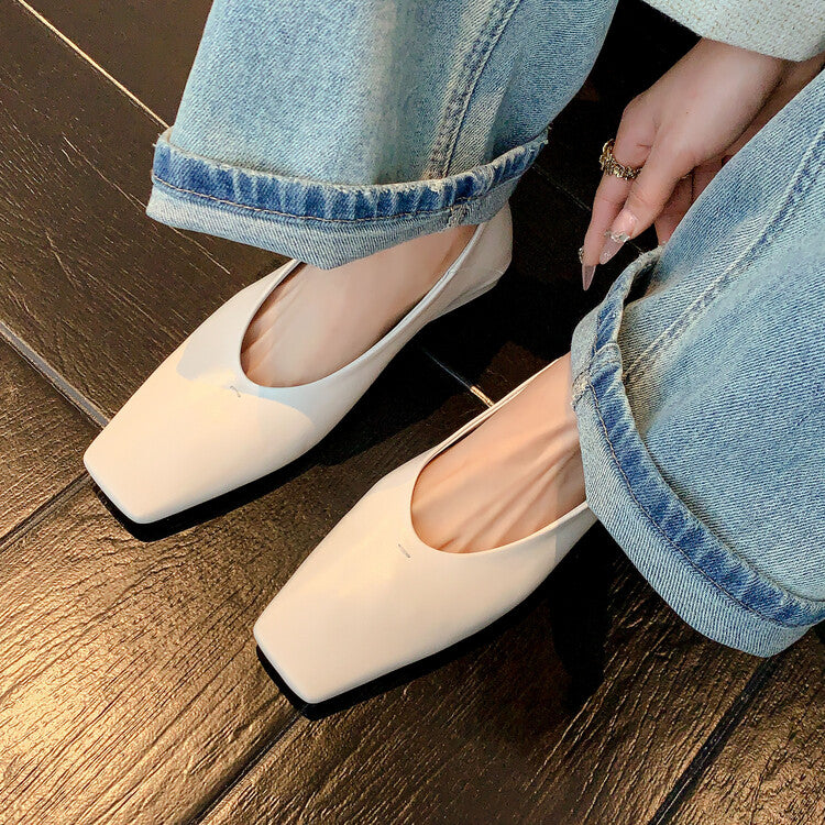 Karin Luna has prepared stock  Full leather inside and out  Top Layer Horse Oil Cowhide Shallow Mouth Nursing Mary Jane Shoes