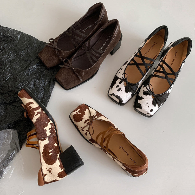 Karin Luna Hot Item Hot Item Xiaohongshu Hot Item  Comes with Bowknot Mary Jane Flats