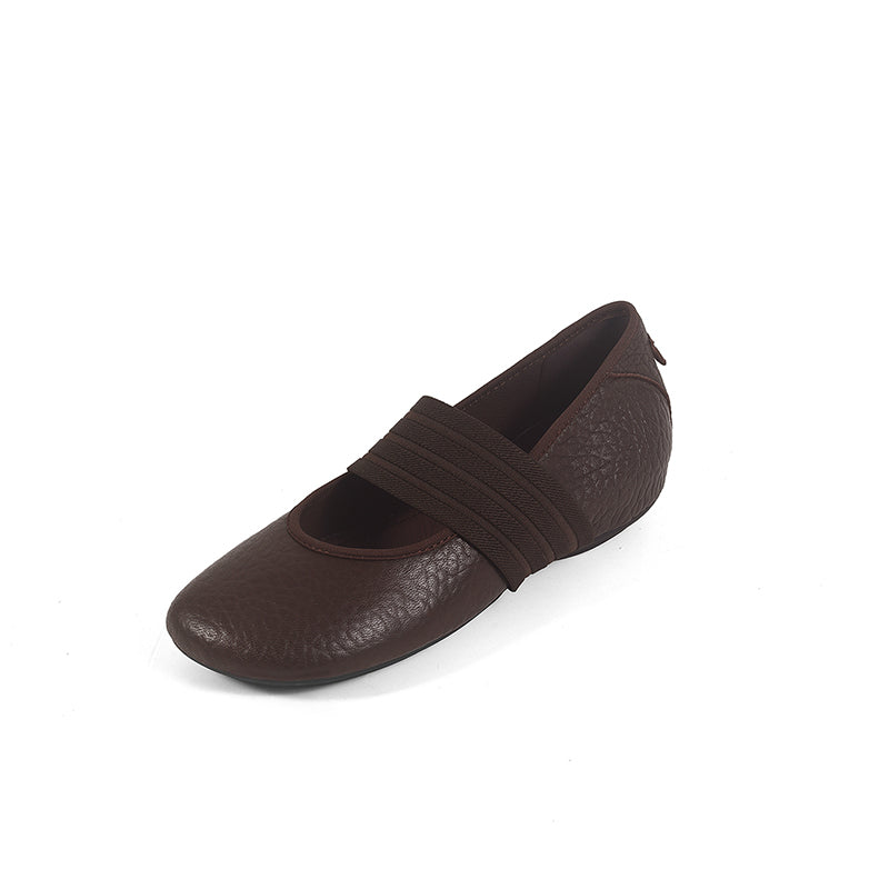 Karin Luna Full Layer Inside and Out~Basic Versatile Hidden Heel Granny Flats