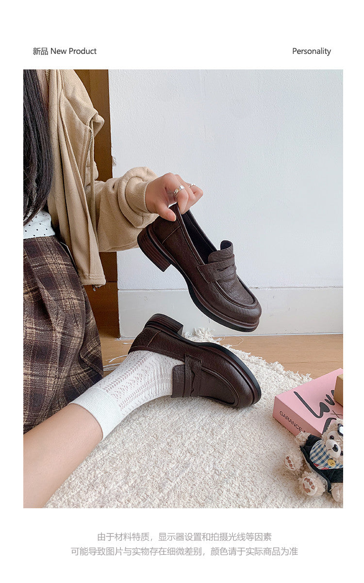 Karin Luna Classic Style British Style Loafers