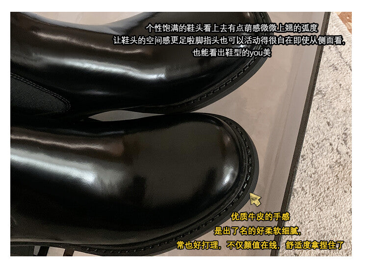 Karin Luna Bestseller Spot Goods Exquisiteness round Head Elastic Long Boots