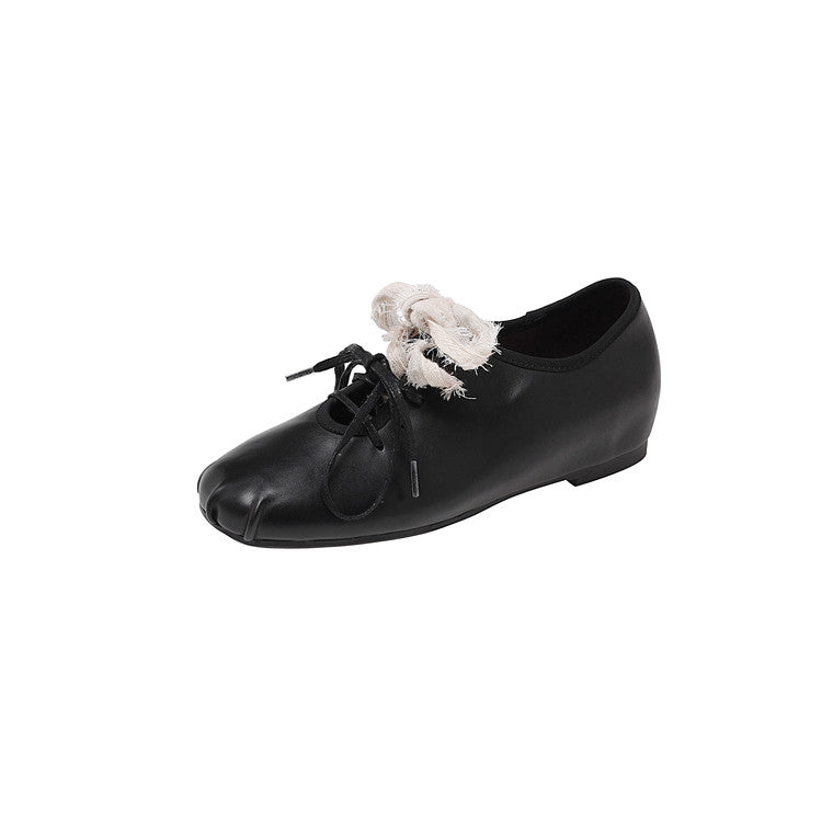 Karin Luna In Stock In Stock  Xiaohongshu Hot Sale Full Leather Round Toe Deep Mouth Single Shoes