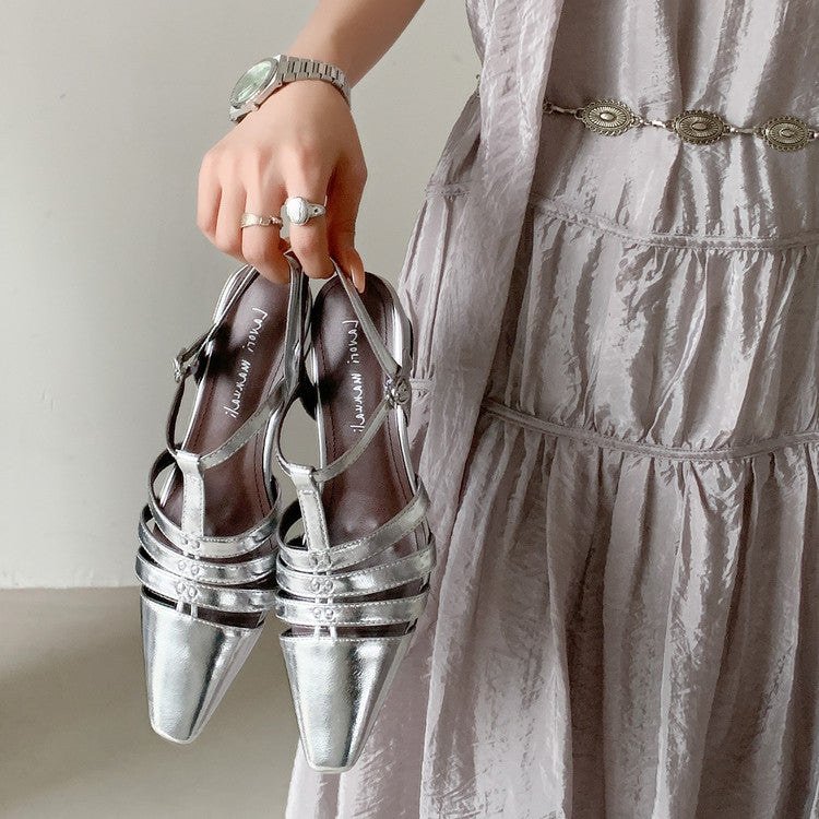 Karin Luna Classic Old Money Style Closed Toe Sandals