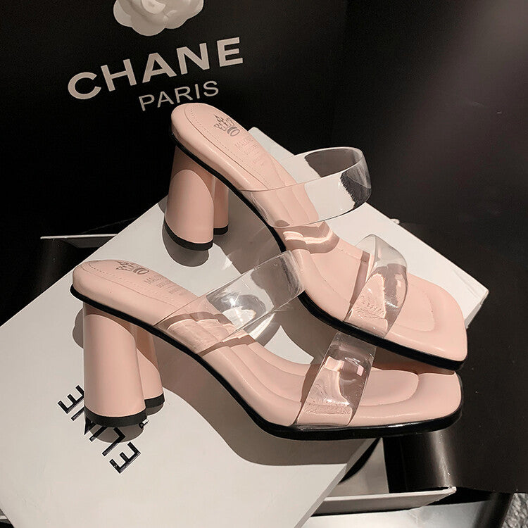 Karin Luna Cinderella's Crystal Shoes~Spot Goods Spot Goods  Increase height without tiring the feet Super Soft Sofa Transparent Slippers