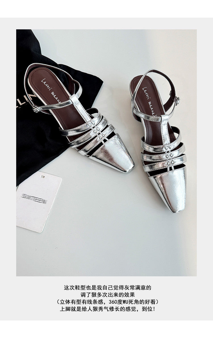 Karin Luna Classic Old Money Style Closed Toe Sandals