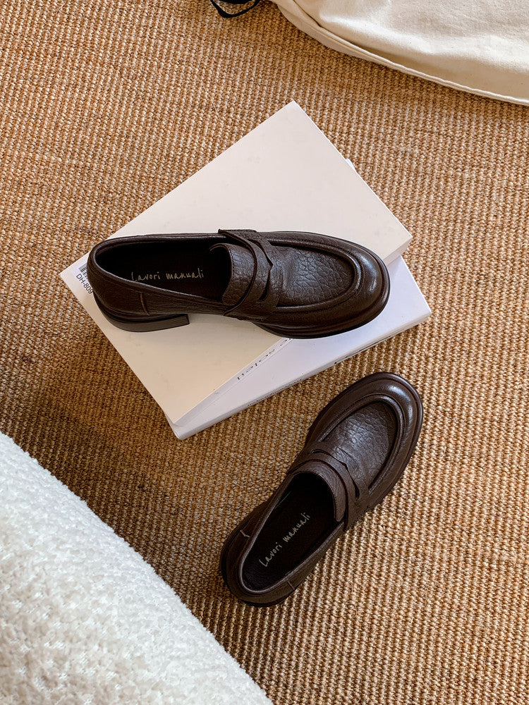 Karin Luna Classic Style British Style Loafers