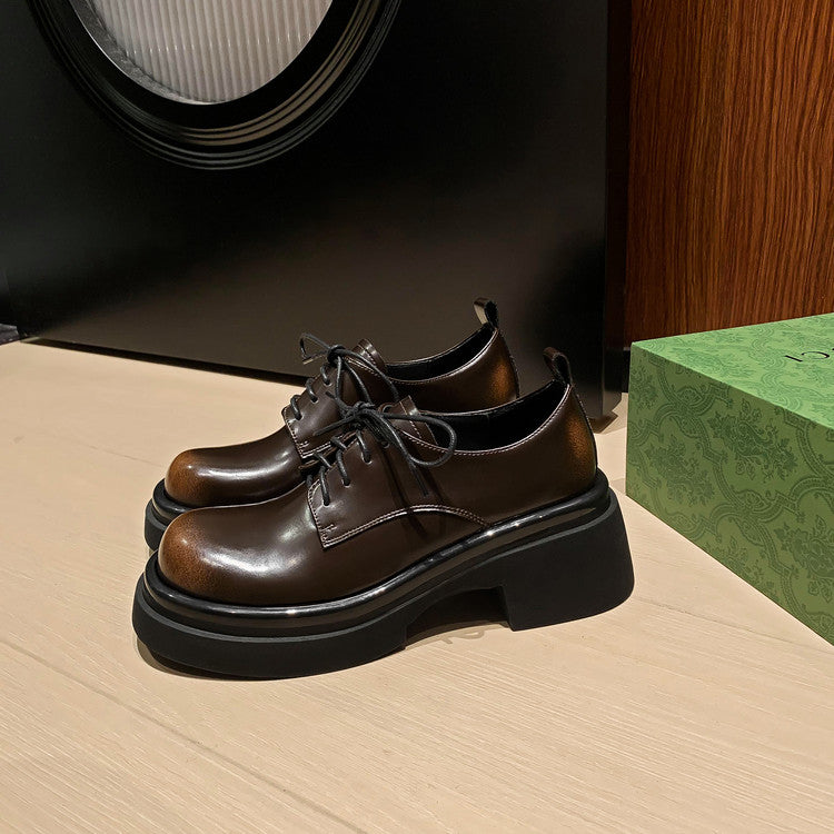 Karin Luna Casual Shoes Series~ In stock Classic Lace-up Thick-soled Casual Shoes