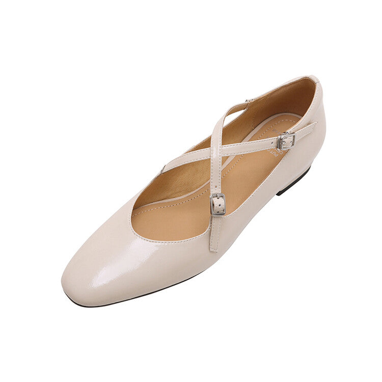 Karin Luna Bestseller Available for sale all seasons Mary Jane with built-in data Full Leather Single Shoes Go ahead with confidence