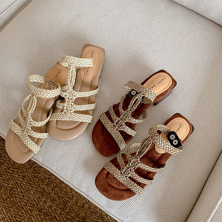 Karin Luna Bohemian Style~Sofa Insoles Casual Vacation Style Sandals
