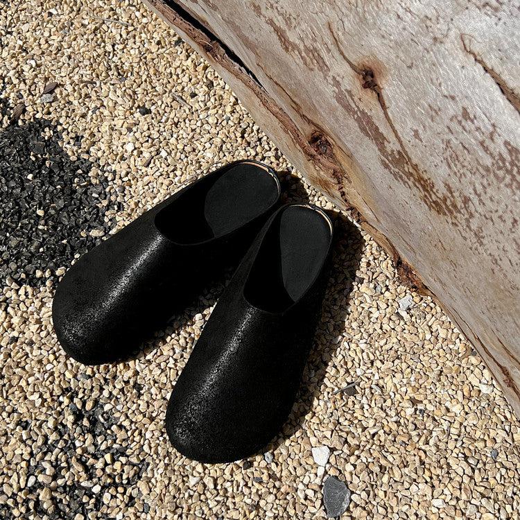 Karin Luna Full Layer Inside and Out~Spot Goods Spot Goods Basic Versatile Mules Slippers